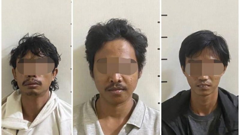 Gambar Tak Terima Ditegur Lawan Arah, Tiga Pria Diduga Aniaya Warga dan Rampas HP